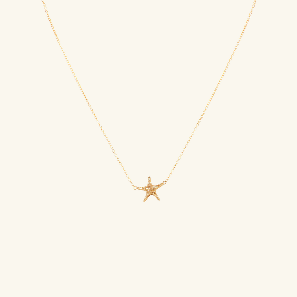 Starfish Necklace,Handcrafted in 925 Sterling Silver