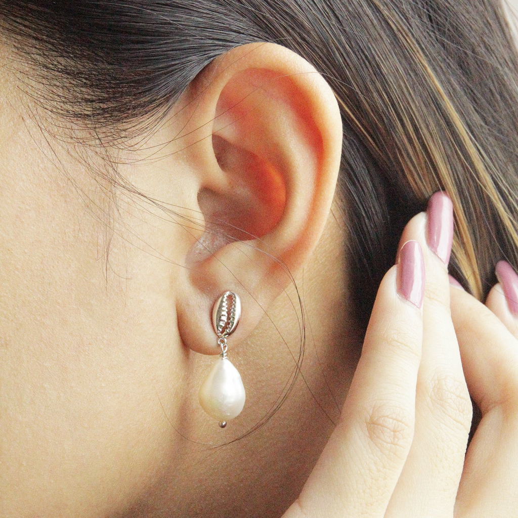 Staycation Pearl Sterling Silver Bundle,Hancrafted in 925 Sterling Silver