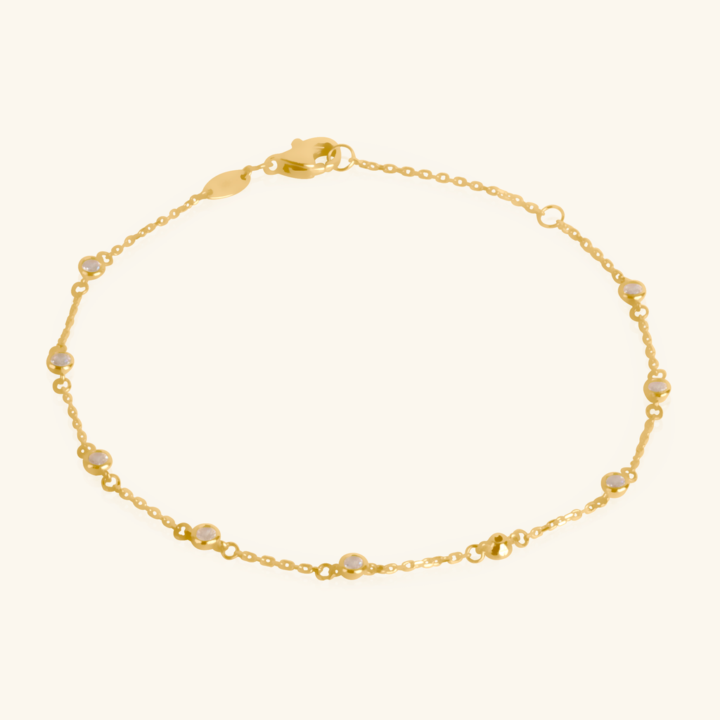 Floating Bracelet, Made in 14k solid gold