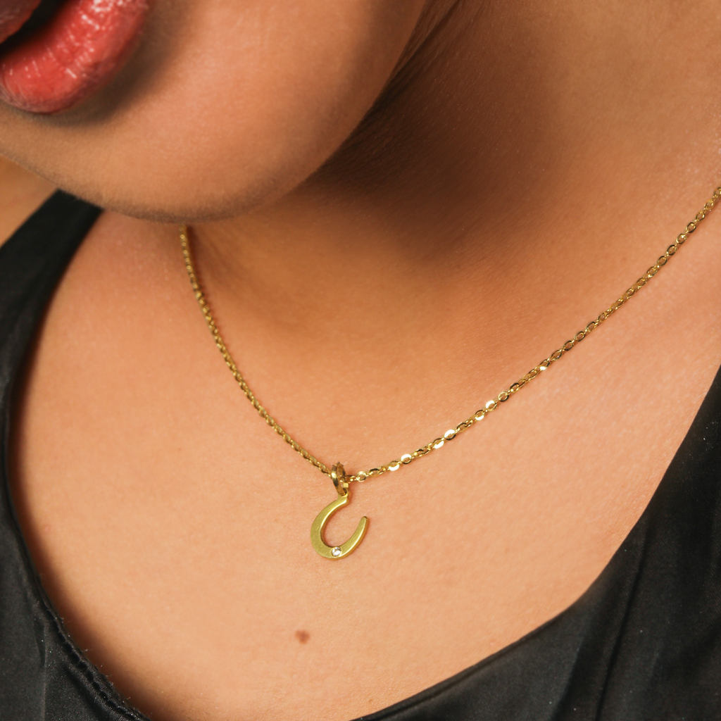 Horseshoe Charm, Made in 18k solid gold