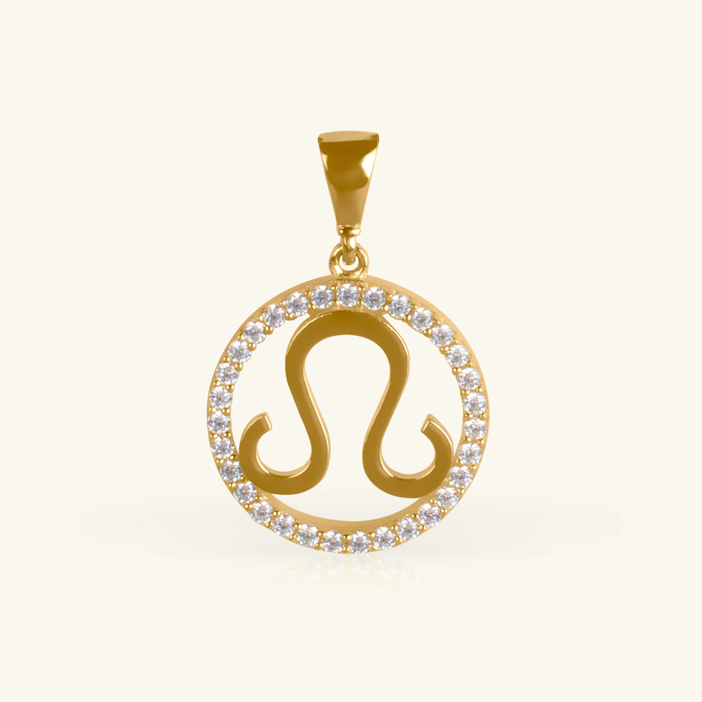 Leo Pendant, Made in 14k solid gold