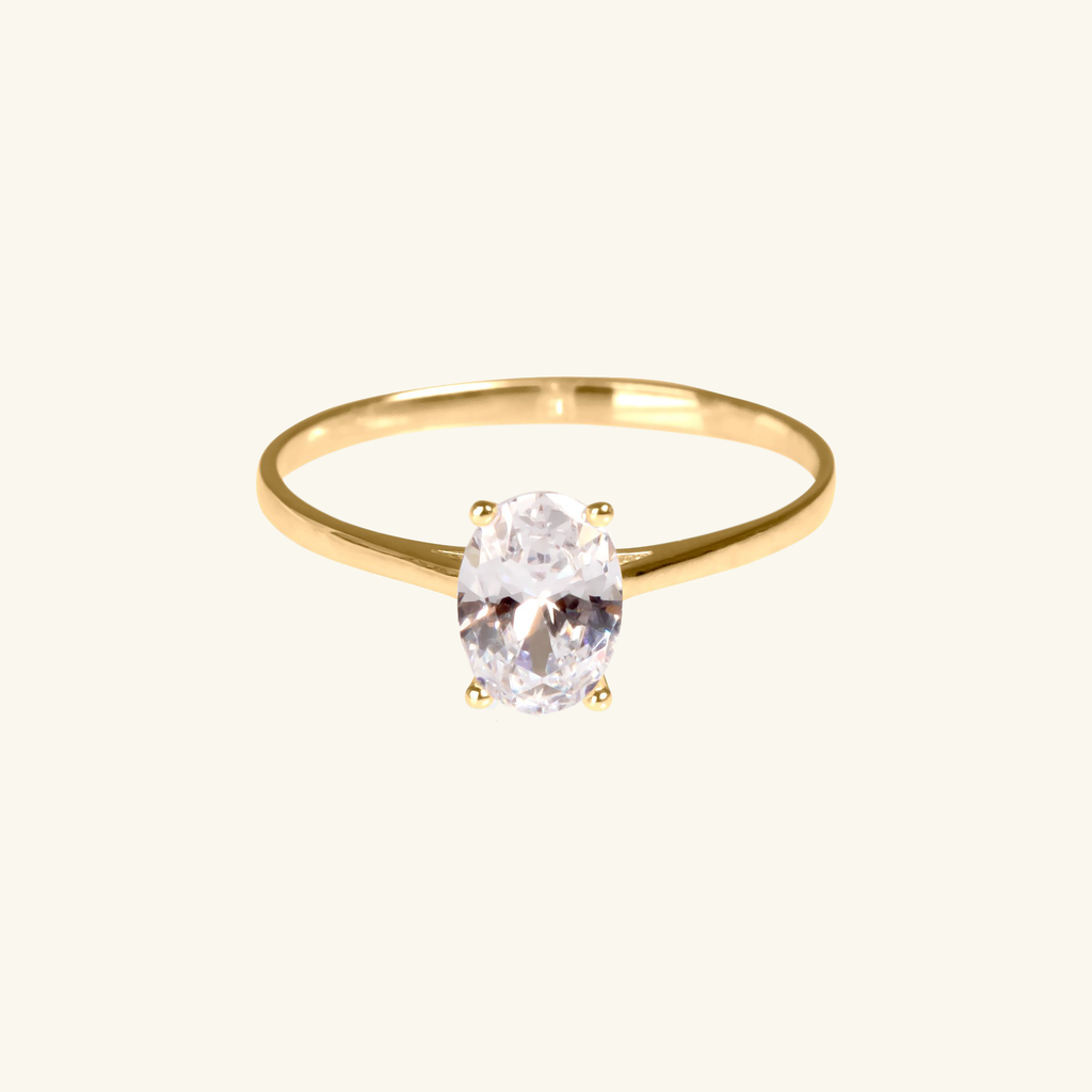 Lucerne Ring, Set in 14k solid gold