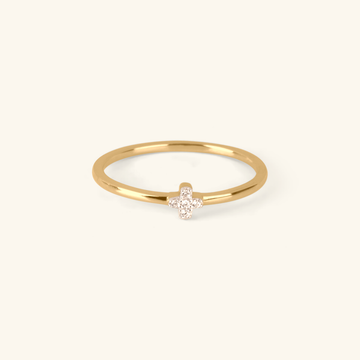 Celestial Stacker Ring, Made in 14k solid gold