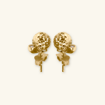 Clementine Studs, Made in 18k solid gold