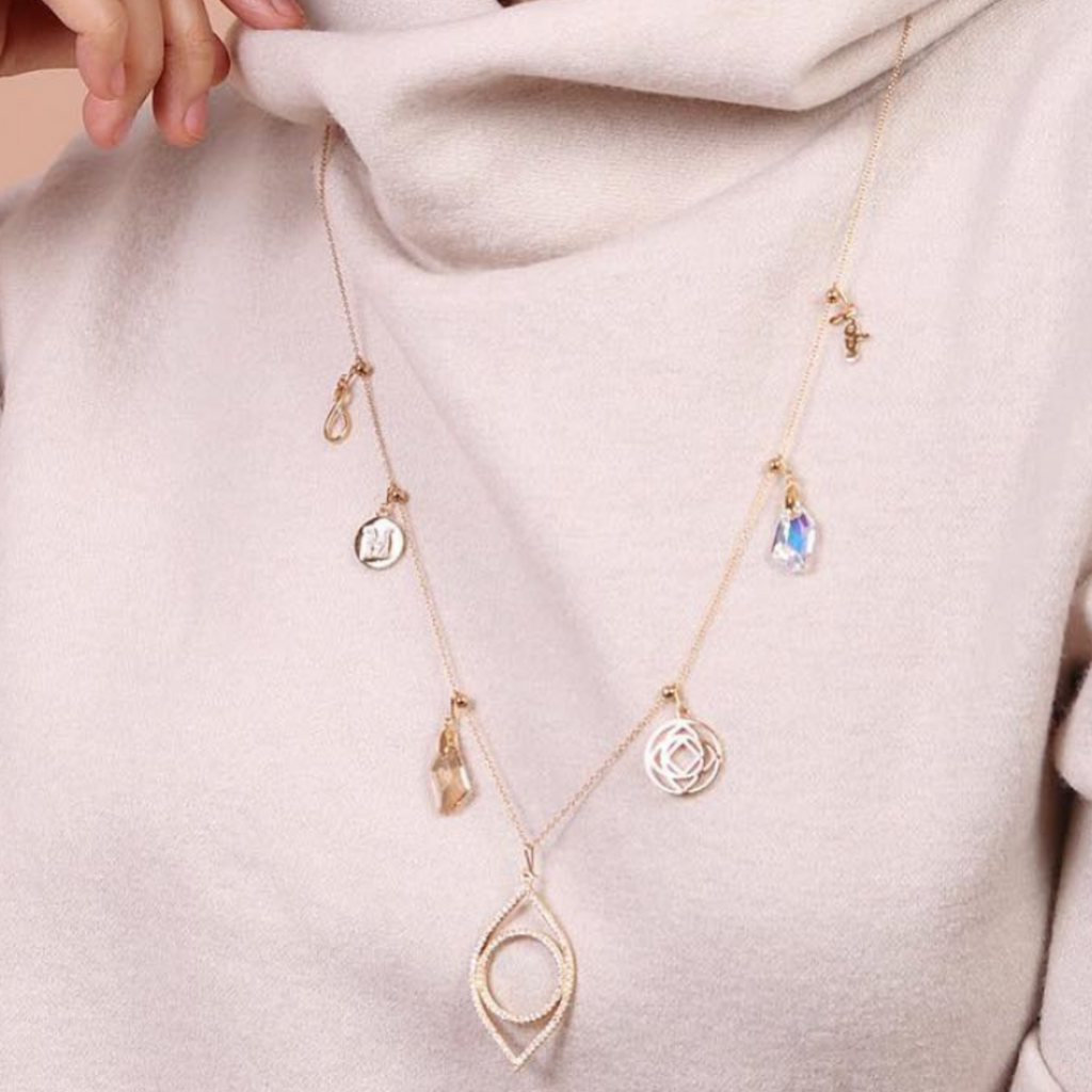 Halo Hook Charm, Handcrafted in 925 sterling silver