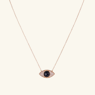 Leire Eye Necklace, Handcrafted in 925 sterling silver