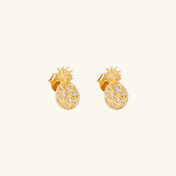 Piña Studs, Handcrafted in 925 sterling silver