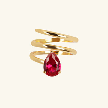 Ondria Ring, Handcrafted in 925 sterling silver